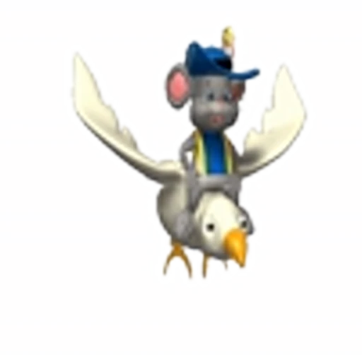 🦢 Эмодзи «Mouse and arts» для Telegram
