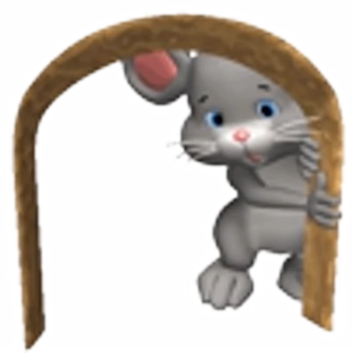 😑 Эмодзи «Mouse and arts» для Telegram