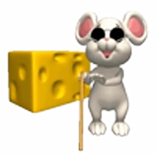 🤓 Эмодзи «Mouse and arts» для Telegram