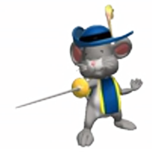 🗡 Эмодзи «Mouse and arts» для Telegram