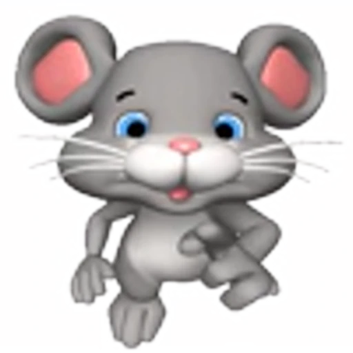 🤫 Эмодзи «Mouse and arts» для Telegram