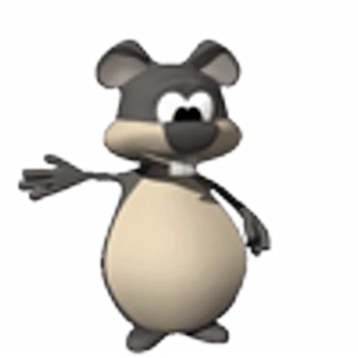 👋 Эмодзи «Mouse and arts» для Telegram
