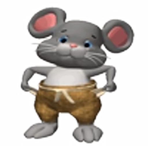 🫤 Эмодзи «Mouse and arts» для Telegram