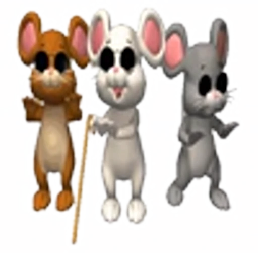 Стикерпак Mouse and arts для Telegram