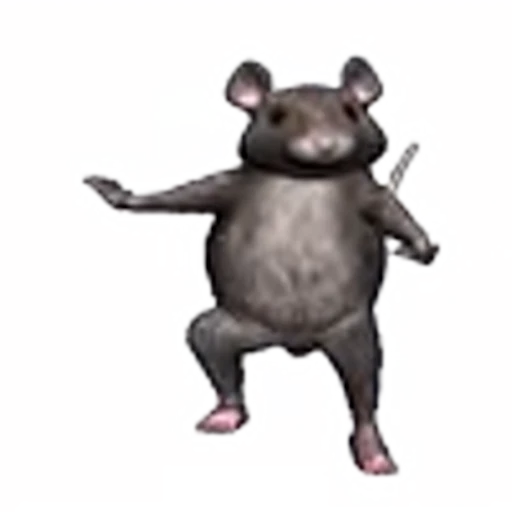 🕺 Эмодзи «Mouse and arts» для Telegram