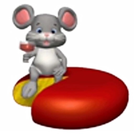 🍷 Эмодзи «Mouse and arts» для Telegram