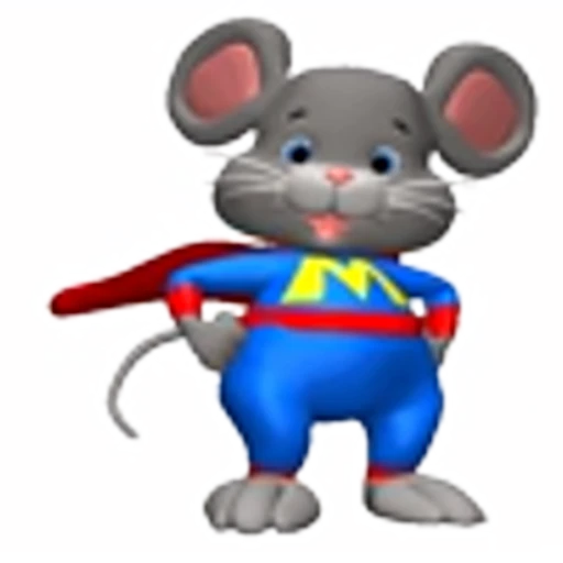 🦸‍♂️ Эмодзи «Mouse and arts» для Telegram