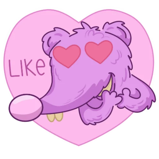 ❤️ Стикер «Мыша FLUFFY» для Telegram