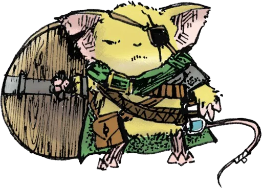 Стикерпак mouse guard для Telegram