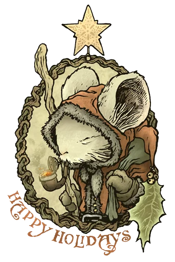 🎄 Стикер «mouse guard» для Telegram