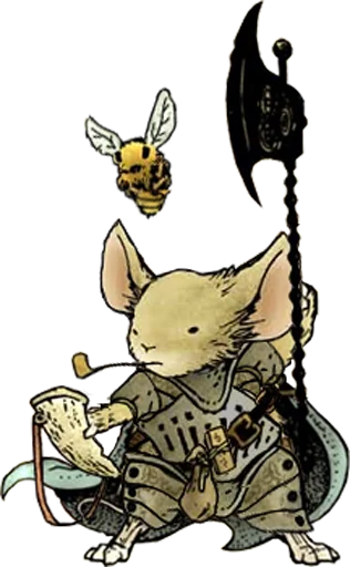 🐝 Стикер «mouse guard» для Telegram