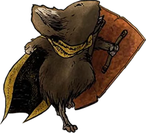 🛡 Стикер «mouse guard» для Telegram