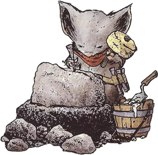 ⛰ Стикер «mouse guard» для Telegram