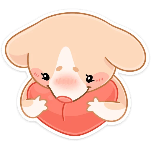 ❤️ Стикер «Обнимышки» для Telegram