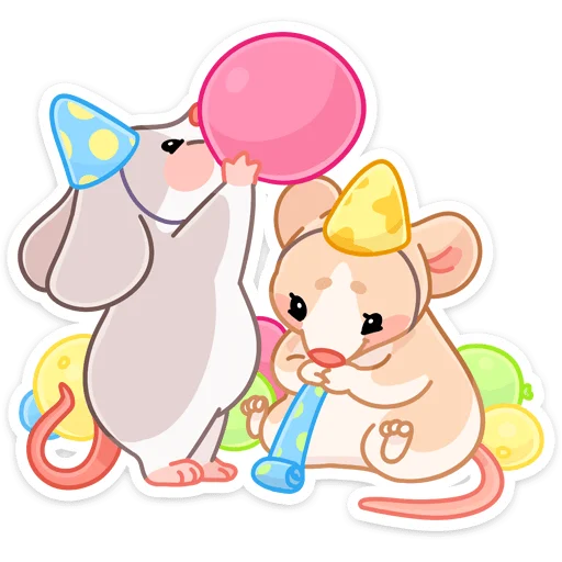 🎂 Стикер «Обнимышки» для Telegram