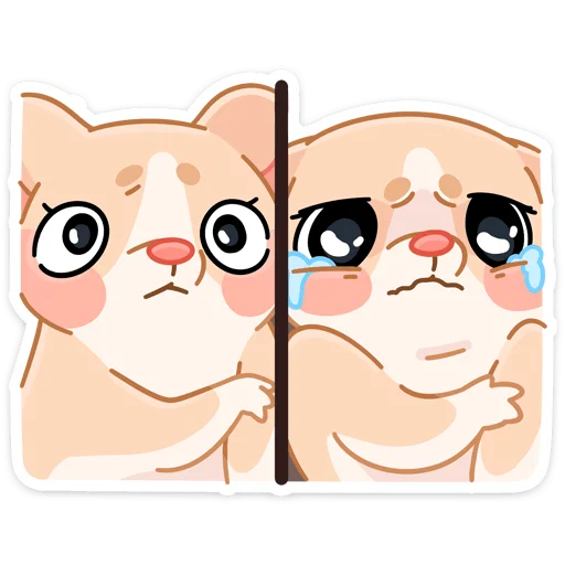 😢 Стикер «Обнимышки» для Telegram