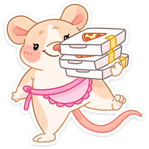 🍕 Стикер «Обнимышки» для Telegram