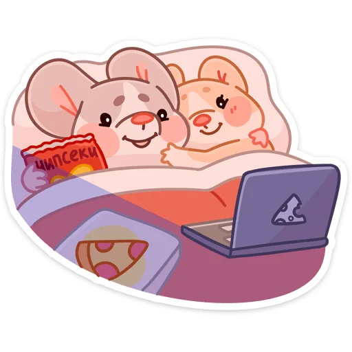 😴 Стикер «Обнимышки» для Telegram