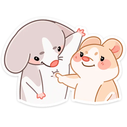 🙂 Стикер «Обнимышки» для Telegram