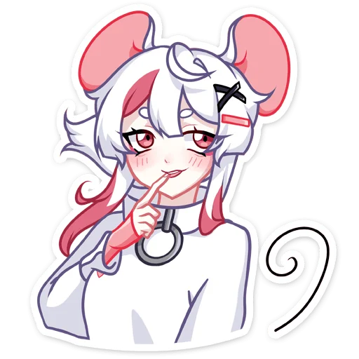Стикерпак Мауси в кофте без надписей для Telegram — скачать