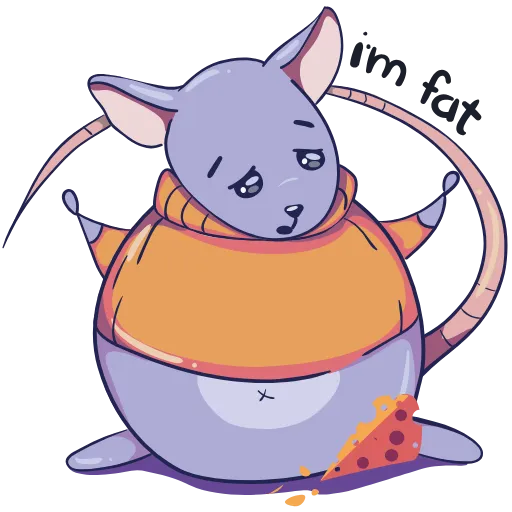 ☺️ Стикер «Mousy» для Telegram
