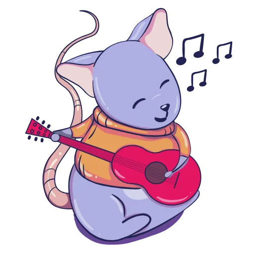 ☺️ Стикер «Mousy» для Telegram