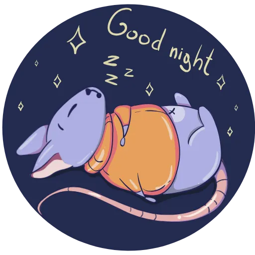 Стикерпак Mousy для Telegram