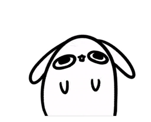 Стикерпак Moving Bunny для Telegram