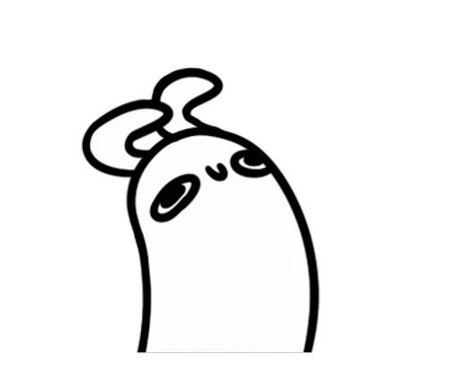 🐰 Стикер «Moving Bunny» для Telegram
