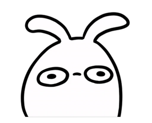 🐰 Стикер «Moving Bunny» для Telegram