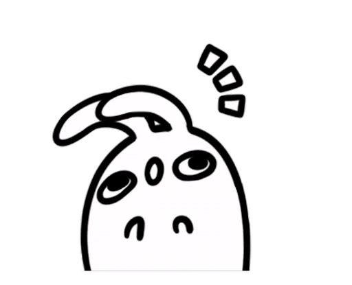🐰 Стикер «Moving Bunny» для Telegram