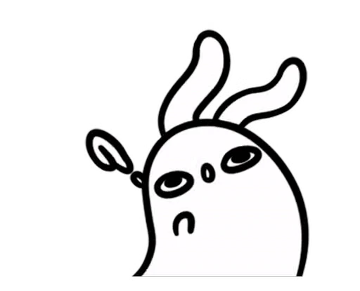🐰 Стикер «Moving Bunny» для Telegram