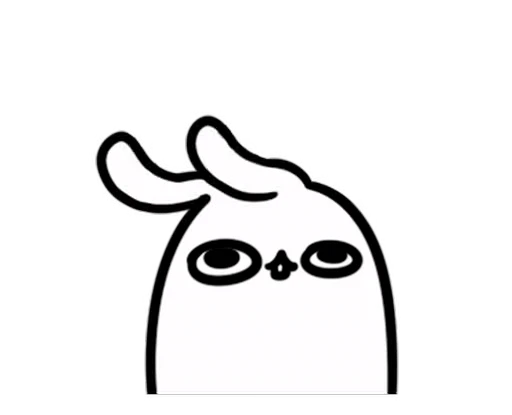 🐰 Стикер «Moving Bunny» для Telegram