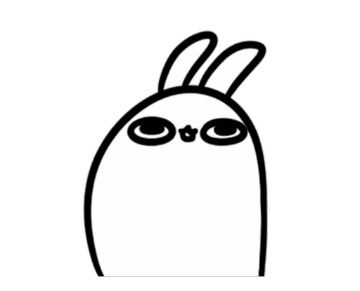 🐰 Стикер «Moving Bunny» для Telegram