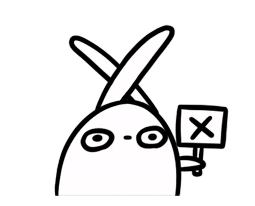 🐰 Стикер «Moving Bunny» для Telegram