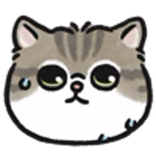 😥 Эмодзи «Cute Cats» для Telegram