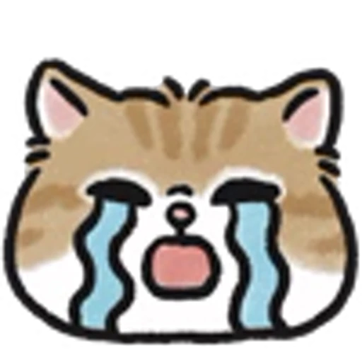 😭 Эмодзи «Cute Cats» для Telegram