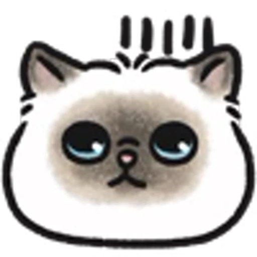 😐 Эмодзи «Cute Cats» для Telegram