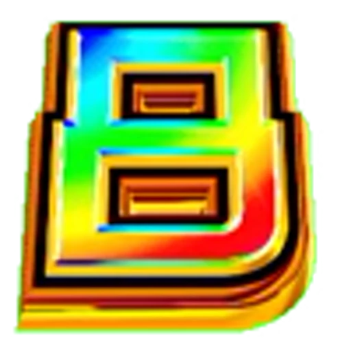 8️⃣ Эмодзи «Rainbow font» для Telegram