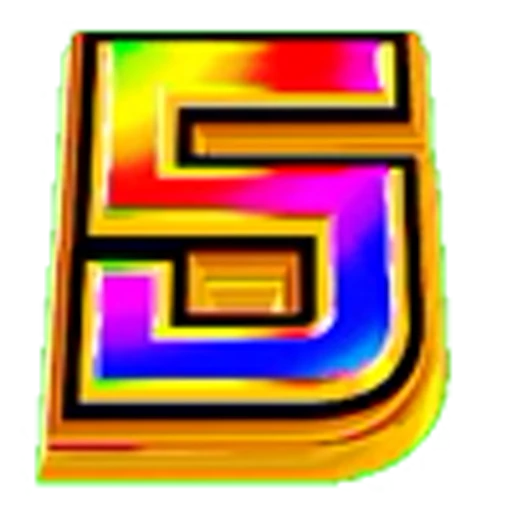 5️⃣ Эмодзи «Rainbow font» для Telegram