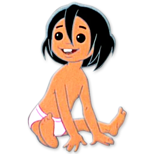 😀 Стикер «Маугли» для Telegram