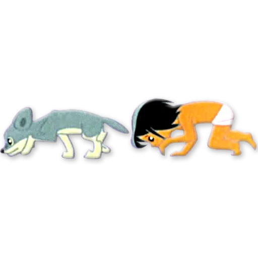🐾 Стикер «Маугли» для Telegram