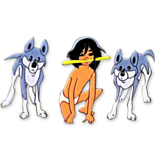👦 Стикер «Маугли» для Telegram