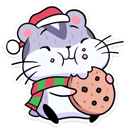 🍪 Стикер «Новогодний Мох» для Telegram