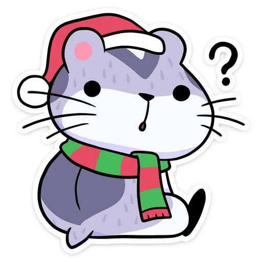 ❓ Стикер «Новогодний Мох» для Telegram