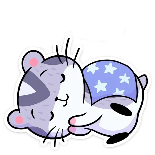 😴 Стикер «Мох без надписей» для Telegram