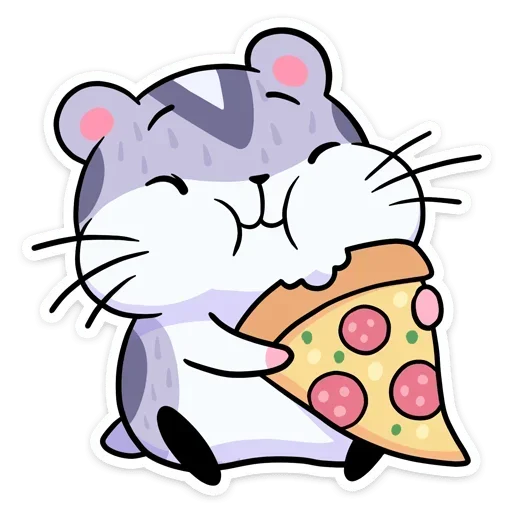 🍕 Стикер «Мох без надписей» для Telegram