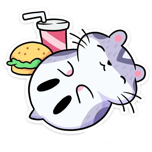 🍔 Стикер «Мох без надписей» для Telegram