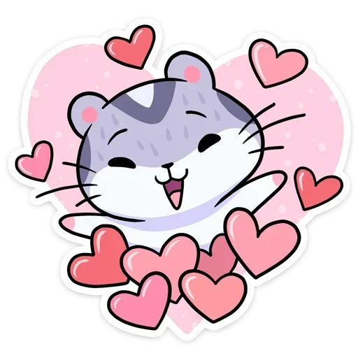 ❤️ Стикер «Мох без надписей» для Telegram