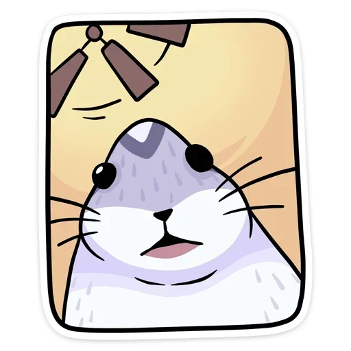☺️ Стикер «Мох без надписей» для Telegram